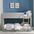 Ewin Bunk Bed - Grey Fabric