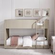 Ewin Bunk Bed - Taupe Fabric