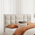 Clarke Ottoman Storage Bed - Natural Fabric - Sizes Available