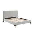 Davies Bed - Grey Fabric - Sizes Available
