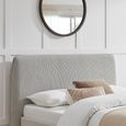 Davies Bed - Grey Fabric - Sizes Available