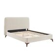 Davies Bed - Natural Fabric - Sizes Available