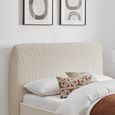 Davies Bed - Natural Fabric - Sizes Available