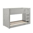 Ewin Bunk Bed - Grey Fabric