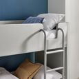 Ewin Bunk Bed - Grey Fabric