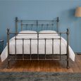 Fraser Bed - Black Nickel Metal - Sizes Available