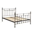 Fraser Bed - Black Nickel Metal - Sizes Available