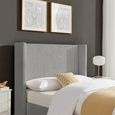 Gibson Bed - Grey Fabric - Sizes Available