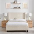 Gibson Bed - Natural Fabric - Sizes Available