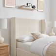 Gibson Bed - Natural Fabric - Sizes Available