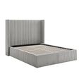 Gibson Ottoman Storage Bed - Grey Fabric - Sizes Available