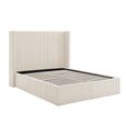 Gibson Ottoman Storage Bed - Natural Fabric - Sizes Available