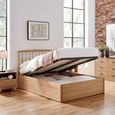Jarvis Ottoman Storage Bed - Oak - Sizes Available