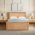 Kay Storage Bed - 2 Drawer - Oak - Sizes Available