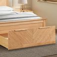 Kay Storage Bed - 2 Drawer - Oak - Sizes Available