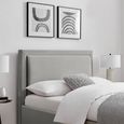 Lawson Storage Bed - 2 Drawer - Grey Fabric - Sizes Available