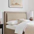 Lawson Storage Bed - 2 Drawer - Taupe Fabric - Sizes Available