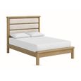 Dorchester Bed - 4ft 6in Double - Low Foot End - Rustic Oak