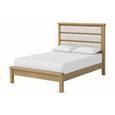 Dorchester Bed - 4ft 6in Double - Low Foot End - Rustic Oak