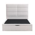 Jessica Ottoman Storage Bed - Beige - Fabric - Sizes Available