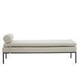 Harley Day Bed - Grey Linen Fabric