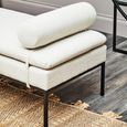 Harley Day Bed - Grey Linen Fabric