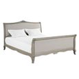 Camille High Foot End Bed - Grey Oak - Sizes Available