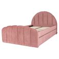Pixie Pull Out Bed - 4ft Small Double - Rosewood - Fabric