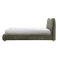 Wave Bed - Olive Green Soft Weave - Fabric - Sizes Available