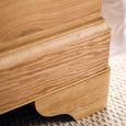 Bordeaux Sleigh Bed - Natural - Oak - Sizes Available