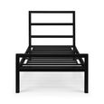 Soto Bed - Black - Satin Metal - Sizes Available
