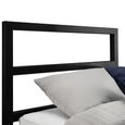 Soto Bed - Black - Satin Metal - Sizes Available
