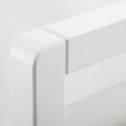 Venice Bed - 4ft 6in Double - Surf White - Wood and Metal