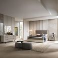 Jupiter Bed - Eco Stone and High Gloss Pearl Line - Sizes Available