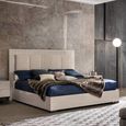 Claire Bed - Pearl Line Eco Veneer High Gloss - Sizes Available
