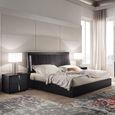 Etna Bed - 5ft King Size - Black Pine Eco Veneer