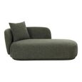 Mykonos Curved Daybed - Olive Green - Fabric