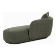 Mykonos Curved Daybed - Olive Green - Fabric