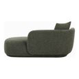Mykonos Curved Daybed - Olive Green - Fabric