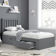 Appleby Storage Kids Bed - Slatted - Grey