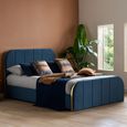 Rowan Bed - Blue - Fabric - Sizes Available