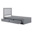 Appleby Storage Kids Bed - Slatted - Grey
