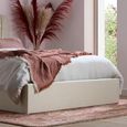 Monaco Ottoman Storage Bed - Beige - Fabric - Sizes Available