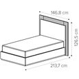 Essenza Italian Fluted Bed - 3ft Single - Urban Velvet and Tabacco