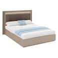 Essenza Italian Fluted Ottoman Storage Bed - Urban Velvet and Tabacco - Sizes Available