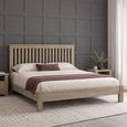 Reclaimed Pine 5ft King Size Slatted Bed thumbnail