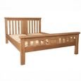 Melbourne Country Oak Bed - Rustic - Sizes Available