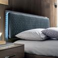 Maia Italian Bed - 5ft King Size - Blue and Silver Birch