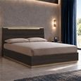 Smart Italian Walnut 6ft Queen Size Bed thumbnail
