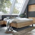 Breda Bianco Oak Anthracite Cushion Headboard - Sizes Available thumbnail